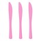 Smarty Had A Party Pink Disposable Plastic Party Knives, 600PK 410K-P-CASE - alternate 8