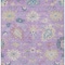 Homeroots 9' X 12' Purple Ivory And Denim Blue Floral Washable Indoor Outdoor Area Rug 605329 - alternate 8