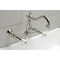 Kingston Brass Two-Handle Wall Mount Bridge Kitchen Faucet, Brushed Nickel KS1268PX - alternate 4