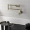 Kingston Brass Wall Mount Pot Filler Faucet, Polished Brass KS4102RX - alternate 5