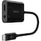 Belkin 3.5 MM AUDIO + USB-C CHARGE ADAPTER NPA004BTBK - alternate 3