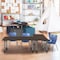 Regency Kee Mobile Adjustable Classroom Table W/ 2 Andy Mobile Chairs, 60 in W, 24 in L, Neo Walnut MT6024NWAPCGY45NV - alternate 6