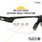 Klein Tools Safety Glasses, Anti-Fog & Anti-Scratch, Clear Lens, Black/Orange Frame, 2 PK 60171 - alternate 8