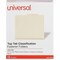 Universal Manila Classification Foldr, Lttr, 6S, 15PK UNV10300 - alternate 1