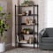 Baxton Studio Lucera Bobbin Display Shelf, Black 271-14760-ZORO - alternate 5