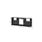 Homeroots 70in Black Wood Fireplace Entertainment Center With Fireplace 723788 - alternate 4