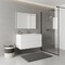Homeroots 32" White Wood Freestanding Bathroom Vanity With White Sink And Two Drawers 627470 - alternate 5