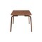 Homeroots 63" Walnut Wood Dining Table 631290 - alternate 4