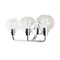Jonathan Y Sandrine 26.25" 3-Light Iron/Seeded Glass Cottage Rustic LED Vanity Light, Chrome JYL7528B - alternate 10