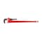 Ridgid 48" Heavy-Duty Straight Pipe Wrench, 6" Pipe Capacity, Red 31040 - alternate 1