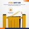 4Dock Portable Folding Safety Barrier with Casters, 11.5 ft SEB001 - alternate 5