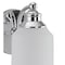 Jonathan Y Lydia 5.13" 1-Light Farmhouse Cottage Metal LED Vanity Light with Frosted Glass Shade, Chrome JYL7549A - alternate 8