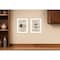 Homeroots Set Of Two Enjoy Tea Time 3 White Framed Print Kitchen Wall Art, 2PK 405921 - alternate 4