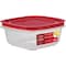 Rubbermaid Easy Find Lids 7 C. Clear Round Food Storage Container 2030330 - alternate 5