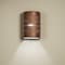 Luxury Lighting Zenia 8.5 in Ceramic Outdoor Wall Light, Punched Groove Pattern, Rubbed Copper Paint Finish, 2PK (2) 100-01-ACop-ud-7 - alternate 1