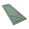 Ekena Millwork True Fit PVC Bungalow Fixed Mount Shutters, Track Green, 12W x 32H, PR TFP001BG12X032TG - alternate 11