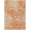 Homeroots 9' X 12' Salmon Peach And Ivory Nautical Washable Indoor Outdoor Area Rug 581747 - alternate 9