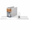 Quickfit View Binder, 3-Ring Binder, Angle D Ring, 6 Inch, White - 6in Binder Capacity - Letter - 8 1/2in x 870800 - alternate 1