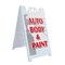Signmission Auto Body & Paint, A-Frame & 2 Decals Installed, Heavy-Duty Plastic Frame SBHD-D-2436-Auto Body & Paint - alternate 1