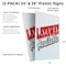 Signmission Layaway Available, Plastic Signs Only 24 Inch x 36 Inch, Corrugated Plastic, 2PK CSB-2436-2PACK-Layaway Available - alternate 2