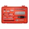 Proto 1/4 in Drive Socket Set SAE 37 Pieces 3/16 in to 3/8 in , Chrome J47137S - alternate 2