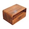Homeroots 12" Brown Solid Wood One Drawer Nightstand 651876 - alternate 8
