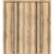 Sartodoors Sliding Closet Double Bi-fold Doors, Planum 0011 Oak and Aluminum Strips, Sturdy Tracks Moldings Tr PLANUM0011DBF-DUB-72 x 96 (4* 18x96) - alternate 1