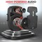 Pyle Wireless Portable PA Speaker System-Compatible with Bluetooth, Active Loudspeaker, 1000 Watt Powered PPHP1241WMU - alternate 4