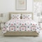 Lavish Home 3-Piece King Quilt Set Bedspread & 2 Pillow Shams with Patriotic Star Pattern Lightweight Set 66-002-PRT-SK - alternate 7