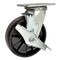 Service Caster 6 Inch Glass Filled Nylon Swivel Caster with Ball Bearing and Brake SCC SCC-30CS620-GFNB-TLB - alternate 1