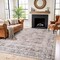 World Rug Gallery Beige Classic Washable Rug - Flat Pile, Non-Slip, Versatile for Any Room 7 ft 7 in x 9 ft 6 in WR172BEIGE8X10 - alternate 1