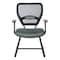 Space Seating 55 Series Professional AirGrid Back Visitors Chair, Grey 5505-2M - alternate 5