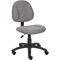 Boss B315 Posture Deluxe Office Task Chair, Gray Back, 25 in W 25" L 40" H, Armless, Tweed Seat B315-GY - alternate 1