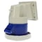 Walther-Werke Pin and Sleeve Receptacle, 20A, 230/3Ã¸Y 120/208, 3 Phase, 3 Pole, Blue, NEMA Not Rated 518509 - alternate 1