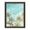 Homeroots SURFING FROM AFAR Black Framed Print Wall Art 529751 - alternate 1