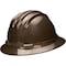 Ironwear High Density Polyethylene Full Brim Hard Hat Gloss Brown Graphite 3970-BR-CFSP - alternate 2