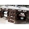 James Martin Vanities Brittany 72'' D Vanity, Burnished Mahogany w/ Ethereal Noctis Silestone Top w/ Wireless Charger 650-V72-BNM-FENC - alternate 6