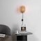 Vidalite Amud Bamboo Wicker Wall Sconce with Natural Wood Finish, Stitched Velvet Detailing, Plug-In CE1009081 - alternate 7