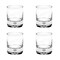 Homeroots Set of Four Clear Crystal Rocks Old Fashion Glasses 375903 - alternate 3