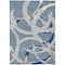 Homeroots 10' X 14' Gray Abstract Washable Indoor Outdoor Area Rug 599129 - alternate 7
