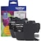 Brother Brother LC30132PKS Original High Yield Inkjet Ink Cartridge - Black - 2-/ Pack - 400 Pages LC30132PKS - alternate 1