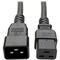 Eaton Tripp Lite Series Power Extension Cord, C19 to C20 - Heavy-Duty, 20A, 250V, 12 AWG, 6 ft. 1.83 P036-006 - alternate 1