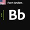 Aacc Self-Adhesive Vinyl Letter: B, Scale: 10 in. Color: White Font: Anders by AACC-Anders-UB-White-I10x1 - alternate 1