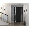 Vdomdoors Steel Door Cynex 6777 Black Sidelight Exterior Window Stainless Inserts Single Modern Painted-W36+1 CYNEX6777EXD-BLK-W36+12 x H80-Left-hand Inswing - alternate 5