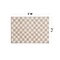 World Rug Gallery Beige Block Shag Area Rug 2 ft x 3 ft Beige WR118BEIGE2X3 - alternate 7