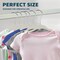 Lifemaster Ivory Velvet Kids Hangers 100 Pack, 10.83" Non-Slip, Slim ABS, Swivel Hook & Notches LMVVBH100IV - alternate 6