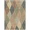 Homeroots 8' X 10' Brown Gold And Taupe Argyle Washable Indoor Outdoor Area Rug 613708 - alternate 8