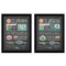 Homeroots Set Of Two Reminders from Mom and Dad Black Framed Print Wall Art, 2PK 405725 - alternate 1