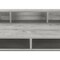 Homeroots 47" Gray and Black Wood and Metal Computer Desk 489895 - alternate 8