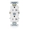 Leviton Duplex Receptacle/Oultet, 20 Amp 5342-W - alternate 1